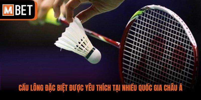 Cầu lông đặc biệt được yêu thích tại nhiều quốc gia Châu Á