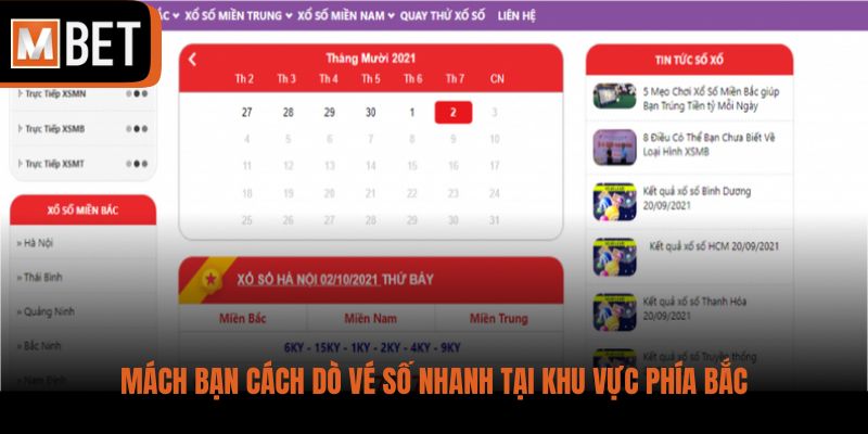 Mách bạn cách dò vé số nhanh tại khu vực phía Bắc