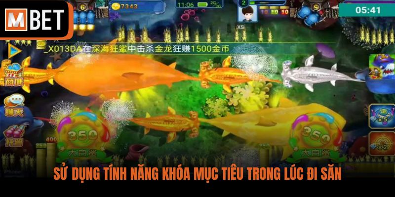 Sử dụng tính năng khóa mục tiêu trong lúc đi săn