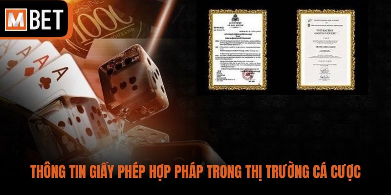 Thông tin giấy phép hợp pháp trong thị trường cá cược